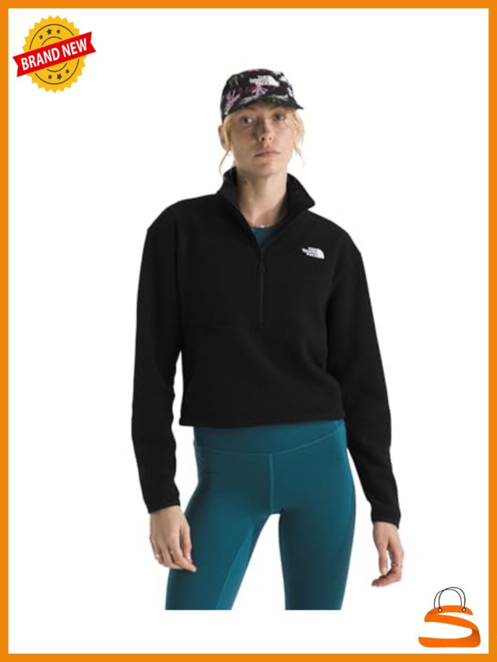 Women's Glacier Fleece Half Zip Short Jacket Pullover